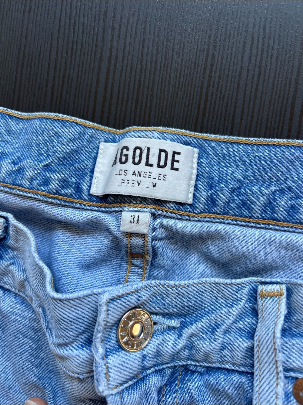 AGOLDE Feel Good Distressed Jeans Light Wash